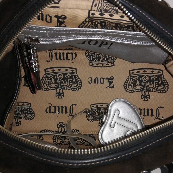 JUICY COUTURE velour satchel purse - Picture 8 of 11